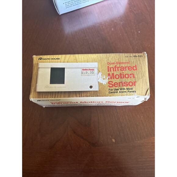 SAFE HOUSE INFRARED MOTION SENSOR PART NO.49-531 OAL 5" COVERS MAX RANGE 40” - Picture 1 of 6
